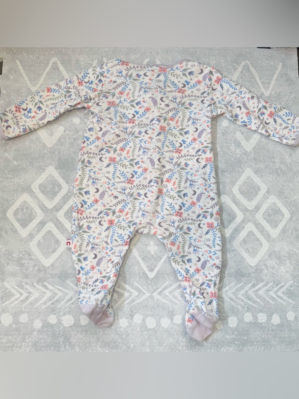 Magnetic Me Floral Onesie Footie